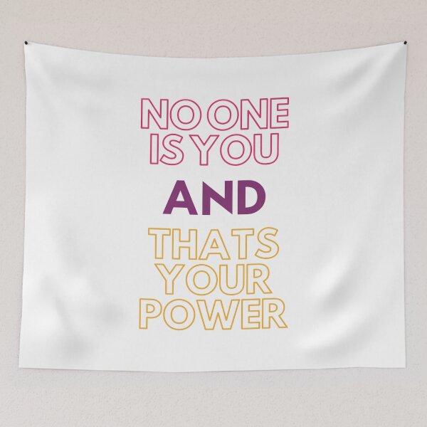 Item preview, No One Is You And Thats Your Power designed and sold by Riah1618.