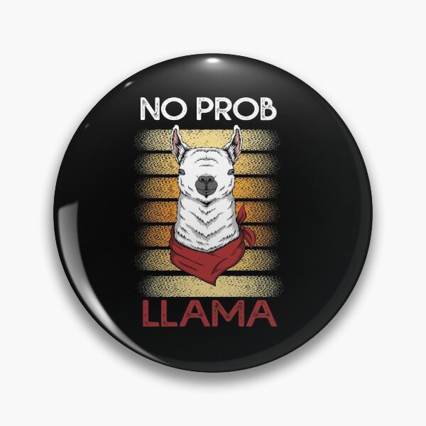 Item preview, No Prob Llama -  Vintage Llama Alpaca -  designed and sold by Dananestore.