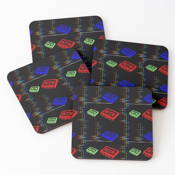 Item preview, Blue Red Green old Cassete pattern designed and sold by IMYGREAT32.