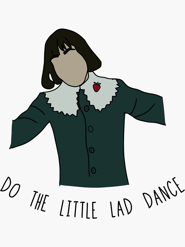 "Berries and Cream Little Lad Dance" Sticker for Sale by MoonAndMoth