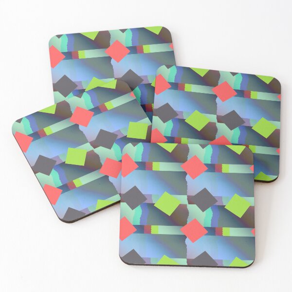 Item preview, New square red yellow black patterns designed and sold by IMYGREAT32.