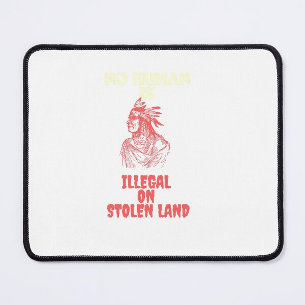 Item preview, No One Is Illegal On Stolen Land And No Human Classic T-Shirt Immigrants USA Political designed and sold by harry mac.