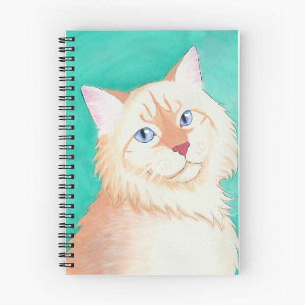 Item preview, Cream Long-Haired Cat designed and sold by artbyjoriepage.