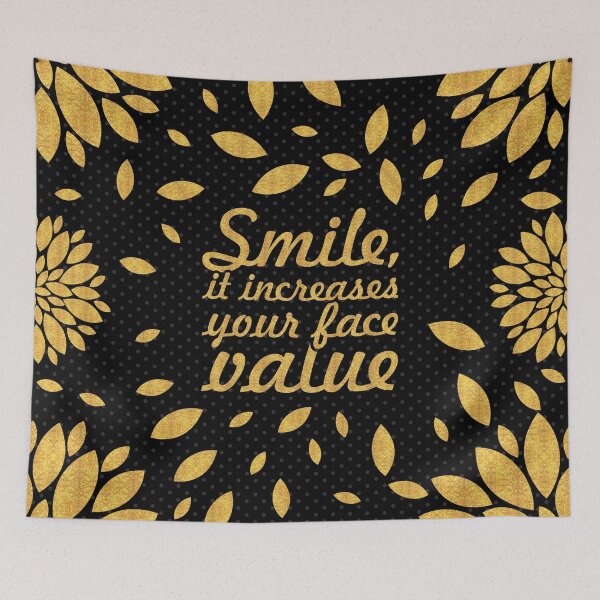 Item preview, Smile it increases... Inspirational Quote designed and sold by Powerofwordss.