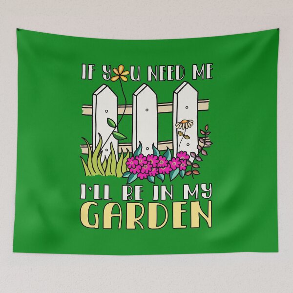 Item preview, Funny gardening, If you need me I'll be in my garden designed and sold by AS-Shirts.