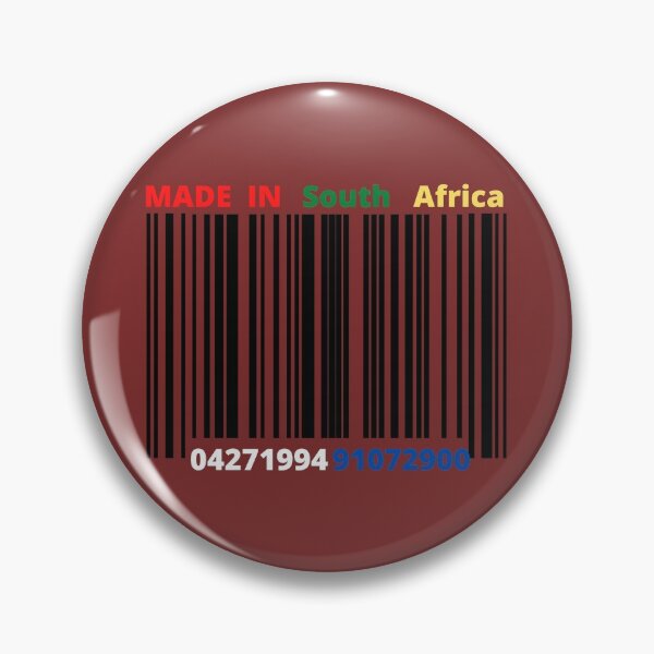 Item preview, Made in South Africa bar code designed and sold by Tshepomuza.