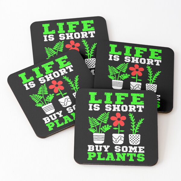Item preview, Life is short, buy some plants. Funny gardening, gardener gift designed and sold by AS-Shirts.