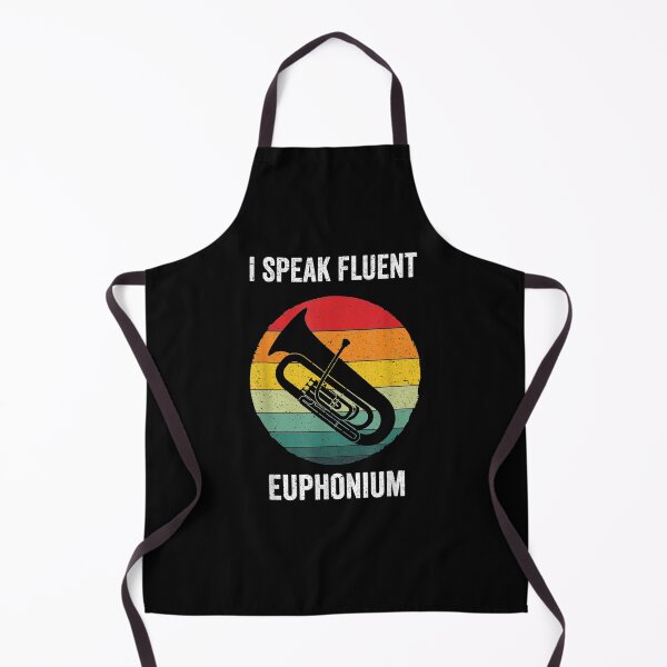 Item preview, I Speak Fluent Euphonium Vintage Horn Instrument Gift  designed and sold by bar0zysbertha.