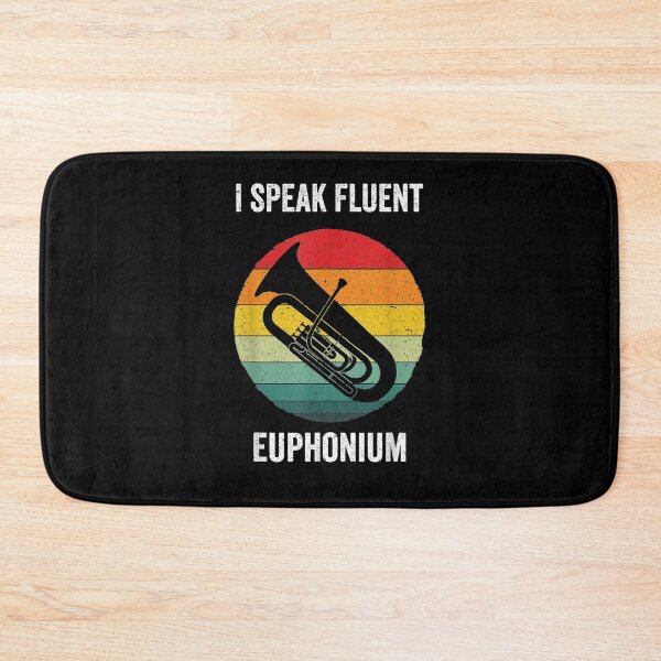 Item preview, I Speak Fluent Euphonium Vintage Horn Instrument Gift  designed and sold by bar0zysbertha.