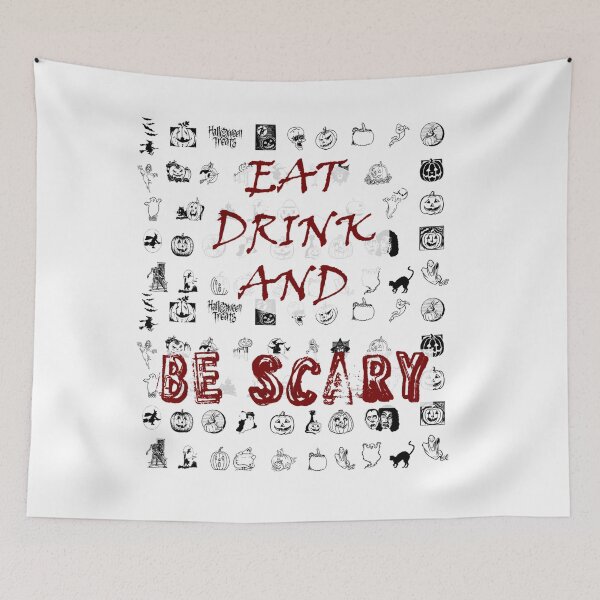 Item preview,  Eat Drink And Be Scary Funny Halloween Essential T-Shirt designed and sold by LilaDiams.