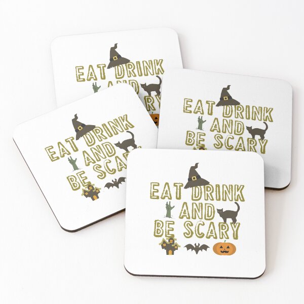 Item preview, Eat Drink And Be Scary Funny Halloween Essential T-Shirt designed and sold by LilaDiams.