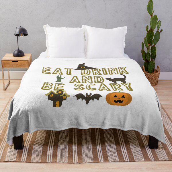 Item preview, Eat Drink And Be Scary Funny Halloween Essential T-Shirt designed and sold by LilaDiams.