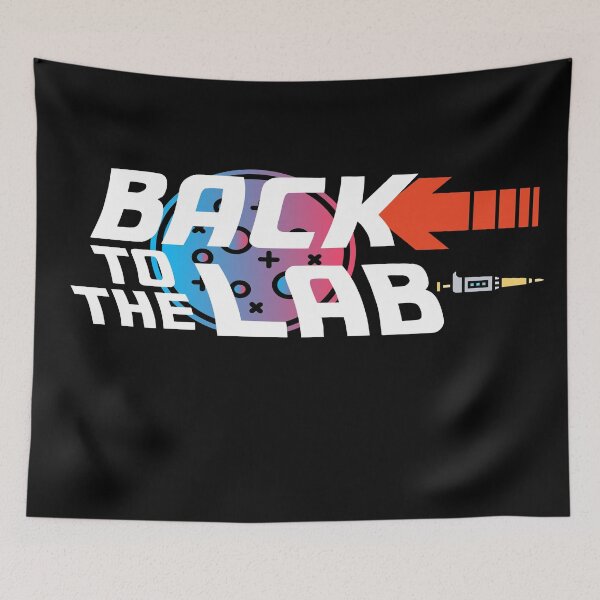 Item preview, 1980s BACK TO THE LAB FUNNY MEDICAL LAB TECH SCIENTIST MICROBIOLOGY designed and sold by Hippiesole.