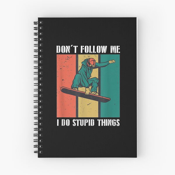 Item preview, Don't Follow Me I Do Stupid Things Skiing Down Slope Gift  designed and sold by bar0zysbertha.