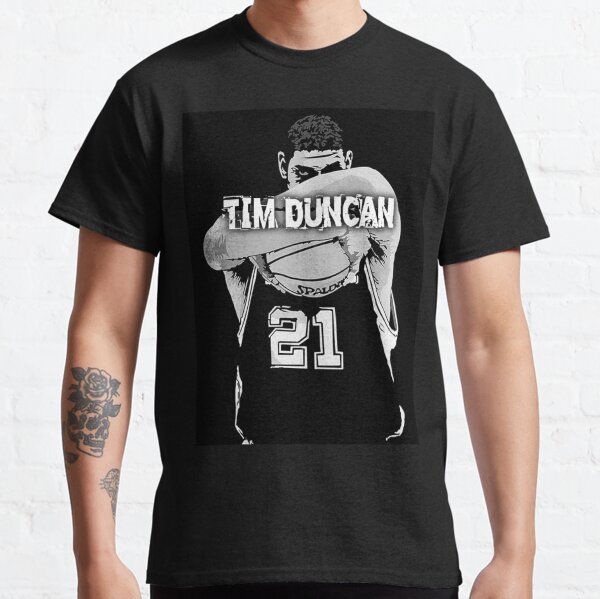 TIM DUNCAN BLACK Classic T-Shirt