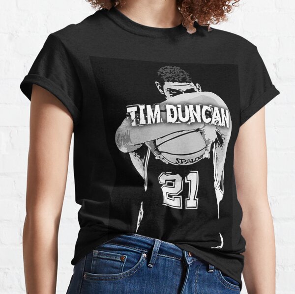 TIM DUNCAN BLACK Classic T-Shirt