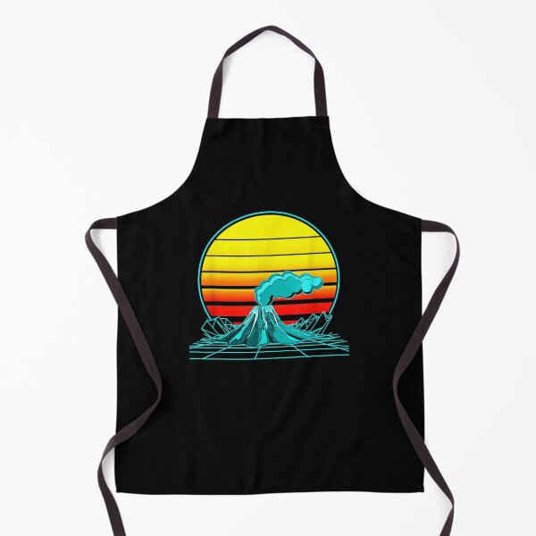 Item preview, Retro Vintage Sunset Volcano designed and sold by bar0zysbertha.