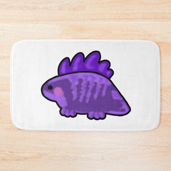 Item preview, Purple cartoon stegosaurus dinosaur designed and sold by Marble1212.