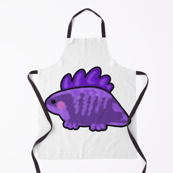 Item preview, Purple cartoon stegosaurus dinosaur designed and sold by Marble1212.