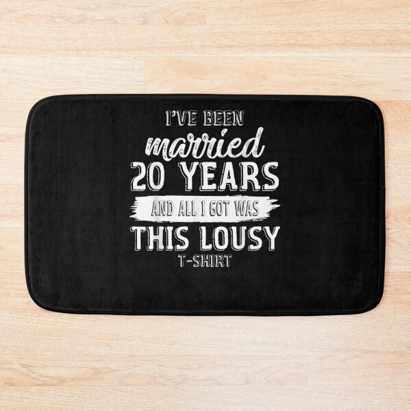 Item preview, Funny 20th Wedding Anniversary 20 Years Married Matching  designed and sold by bar0zysbertha.