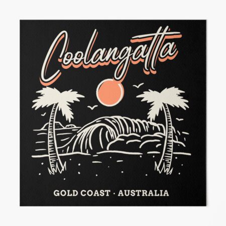 Vintage Coolangatta Gold Coast Australia Art Board Print for Sale by  TamGustam