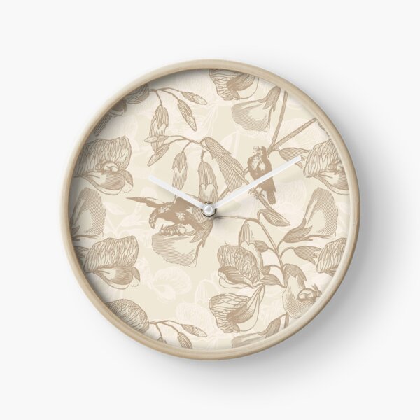 Sweet Pea Hiding Spot in Gold Clock