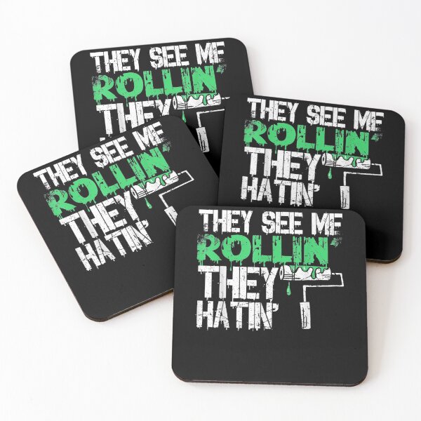 Item preview, Funny Painter They See Me Rollin' They Hatin'  designed and sold by bar0zysbertha.