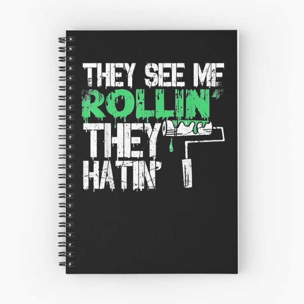Item preview, Funny Painter They See Me Rollin' They Hatin'  designed and sold by bar0zysbertha.