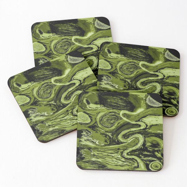 Item preview, abstract digital painting - tileable pattern 1.2.3 designed and sold by thalasson.