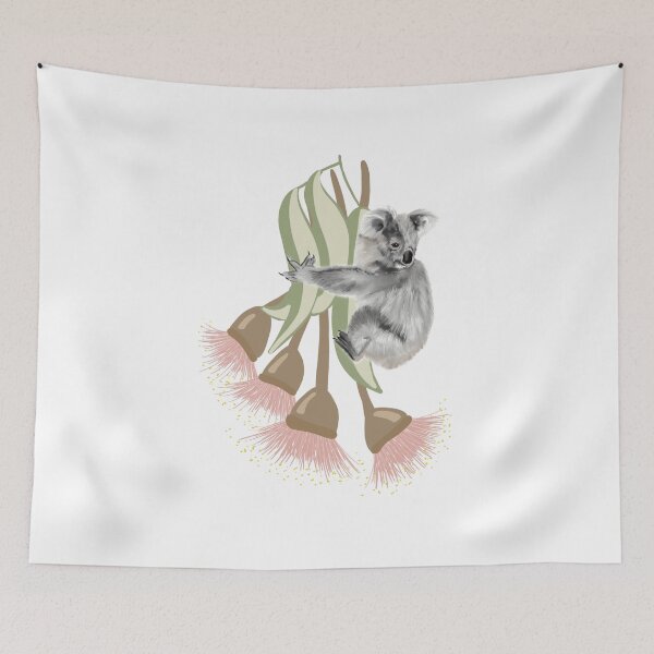 Item preview, Koala hugging flowering gum designed and sold by Nat Herington.