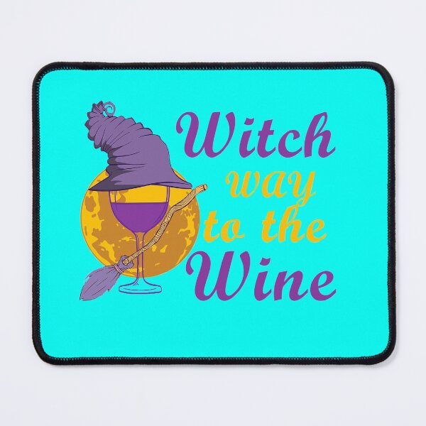 Item preview, Witch Way To The Wine For Halloween Party, Halloween Gift For Friend, Funny designed and sold by Simoel12.