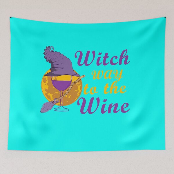 Item preview, Witch Way To The Wine  For Halloween Party, Halloween Gift For Friend, Funny designed and sold by Simoel12.