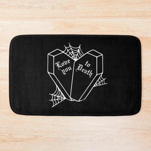 Item preview,  Love you to Death: Gothic Coffin Hearts with Spiderwebs designed and sold by Suspiria96.
