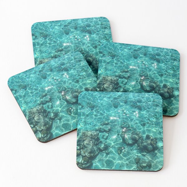 Item preview, Glittering Turquoise Blue Ocean Waves designed and sold by newburyboutique.