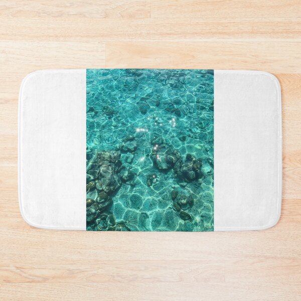 Item preview, Glittering Turquoise Blue Ocean Waves designed and sold by newburyboutique.