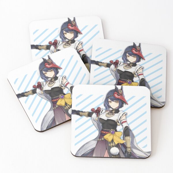 Item preview, Kujou Sara Genshin Impact designed and sold by milkuvvay.