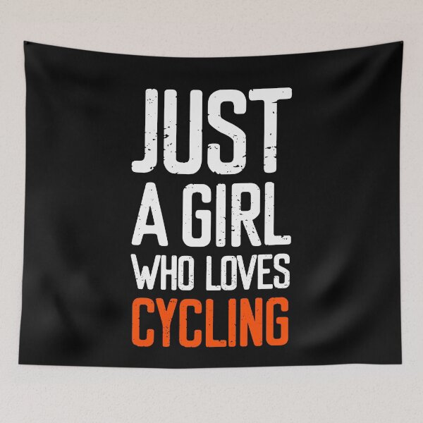 Item preview, Just A Girl Who Loves Cycling  designed and sold by FriendsList.