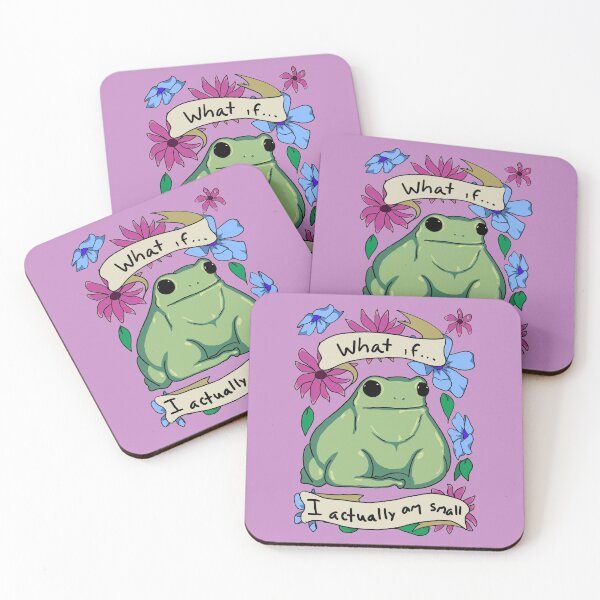 Item preview, Actually Small Cute Frog designed and sold by ChompNStomp.