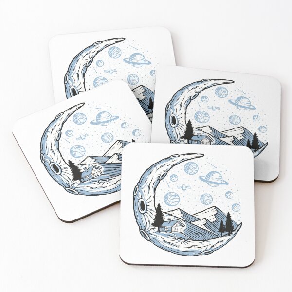 Item preview, Starry Night Mountain View designed and sold by Vector Scout Lab.