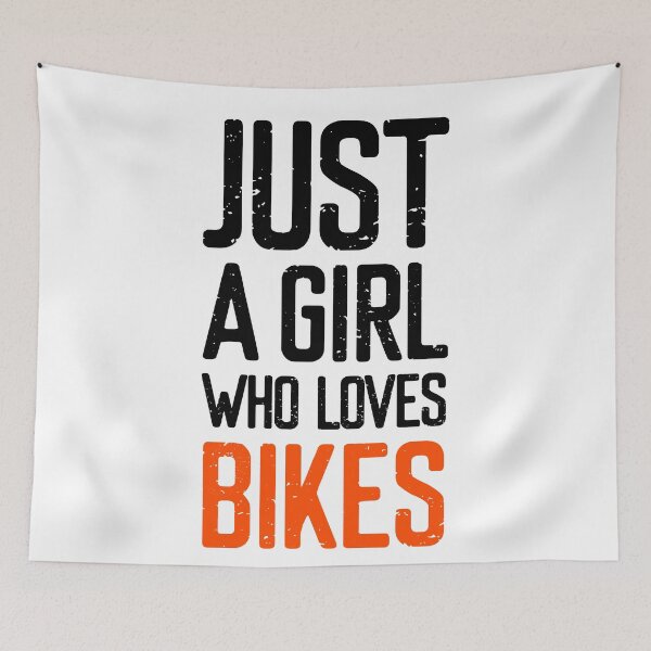Item preview, Just A Girl Who Loves Bikes  designed and sold by FriendsList.