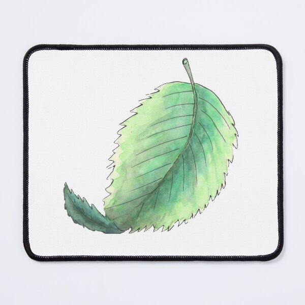 Green Leaf Mouse Pad
