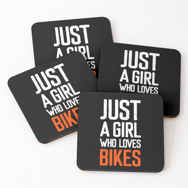 Item preview, Just A Girl Who Loves Bikes  designed and sold by FriendsList.