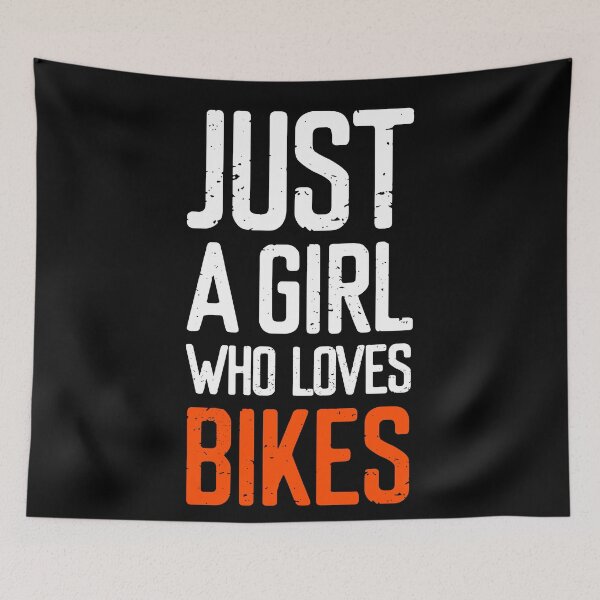 Item preview, Just A Girl Who Loves Bikes  designed and sold by FriendsList.