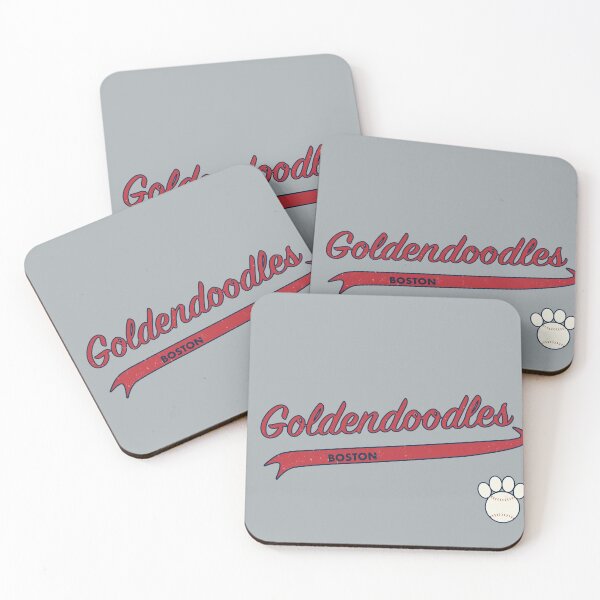 Item preview, Goldendoodle BOSTON Baseball Script designed and sold by 8PawsStudio.