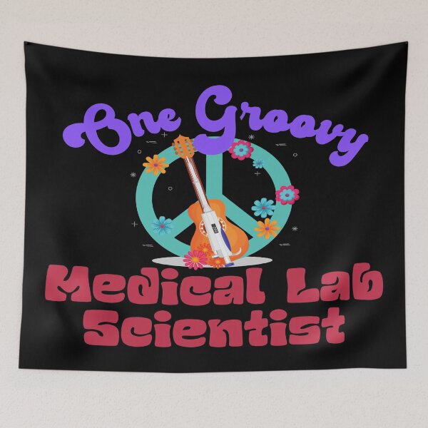 Item preview, 70s ONE GROOVY MEDICAL LAB SCIENTIST FUNNY LAB TECH SCIENTIST MICROBIOLOGY designed and sold by Hippiesole.