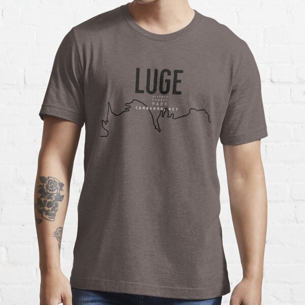 Luge, Stromlo Forest Park, Canberra, ACT, Australia- Black Line Essential T-Shirt