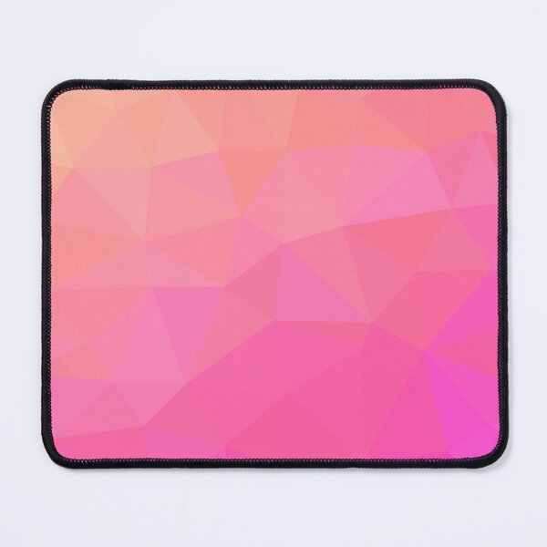 Item preview, Light Peach to Deep Pink Abstract Geometric Triangles Gradient  designed and sold by patternsoup.