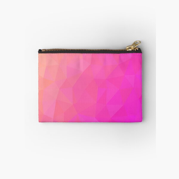 Item preview, Light Peach to Deep Pink Abstract Geometric Triangles Gradient  designed and sold by patternsoup.