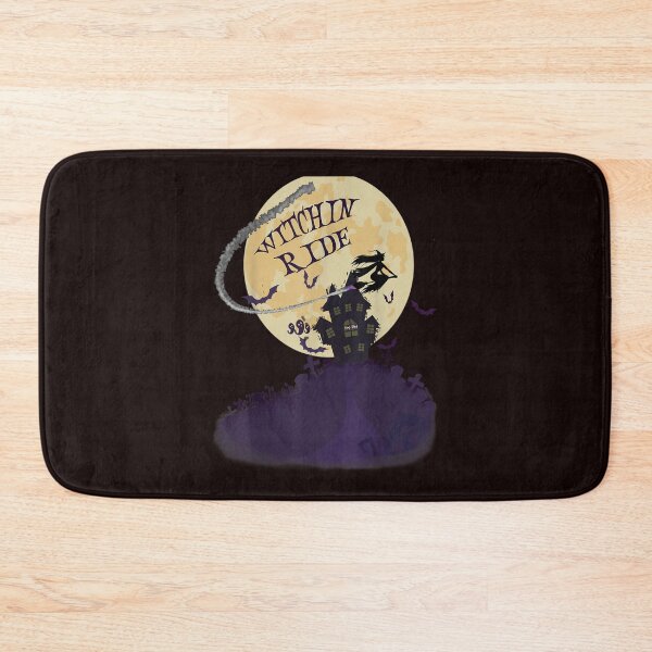 Item preview,  Funny Halloween Witch Riding Broom Full Moon Witchin Ride designed and sold by abbad22.
