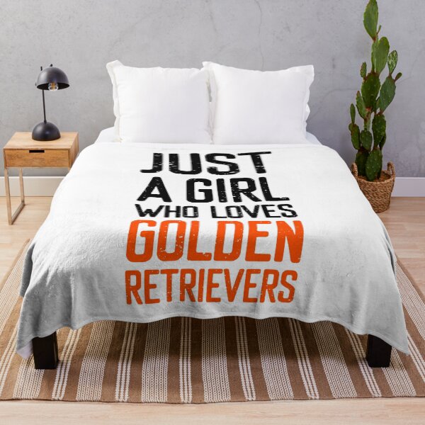 Item preview, Just A Girl Who Loves Golden Retrievers designed and sold by FriendsList.